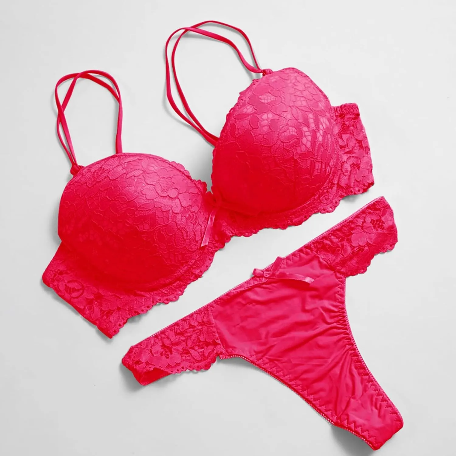 Plus Size Lingerie for Women 2 Piece Lace Sets Bra and Thong Set Sexy Bralettes Underwear Naughty Boudoir Outfits