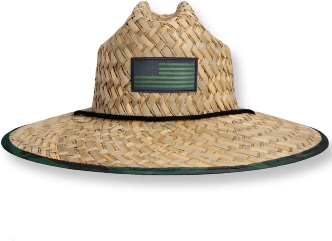 Printed Pattern Straw Sun Hat