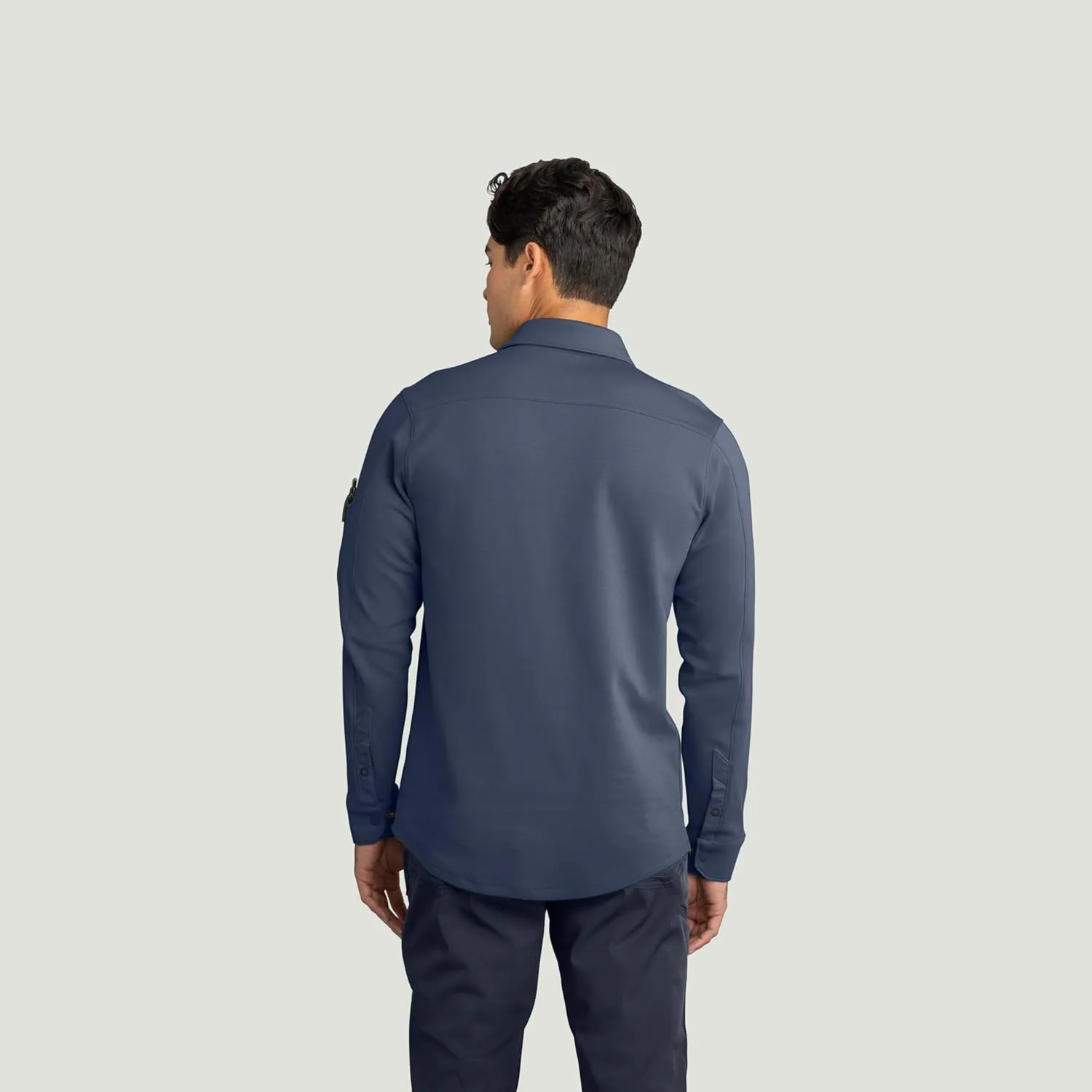 Red Kap Men's Snap Front Jersey Long Sleeve Work Shirt