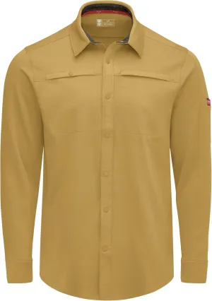 Red Kap Men's Snap Front Jersey Long Sleeve Work Shirt