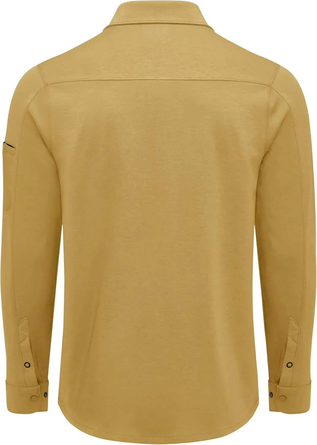 Red Kap Men's Snap Front Jersey Long Sleeve Work Shirt