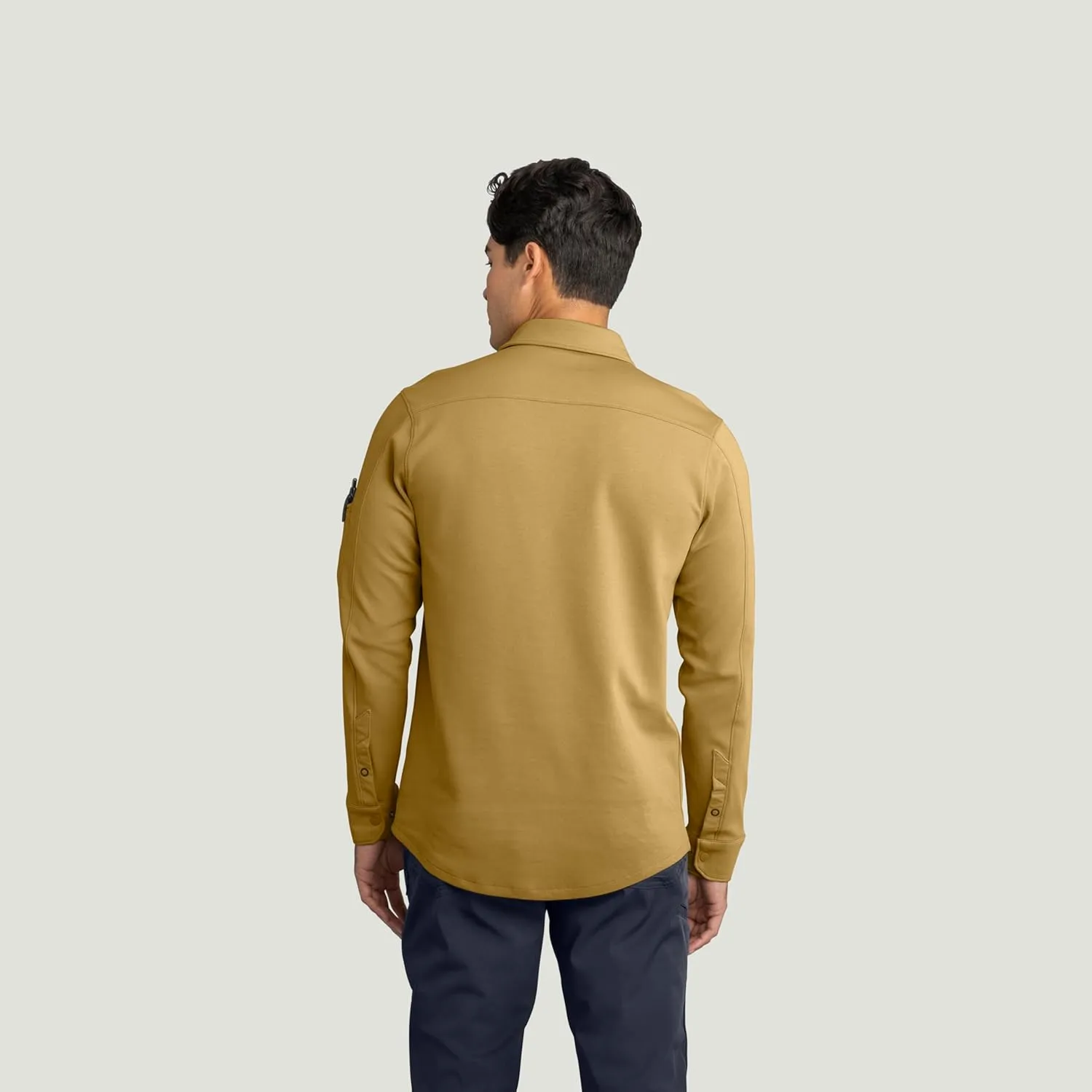Red Kap Men's Snap Front Jersey Long Sleeve Work Shirt