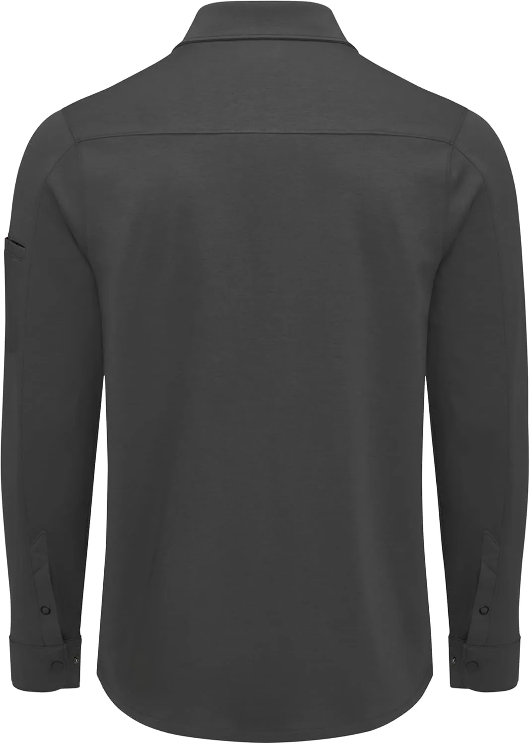 Red Kap Men's Snap Front Jersey Long Sleeve Work Shirt