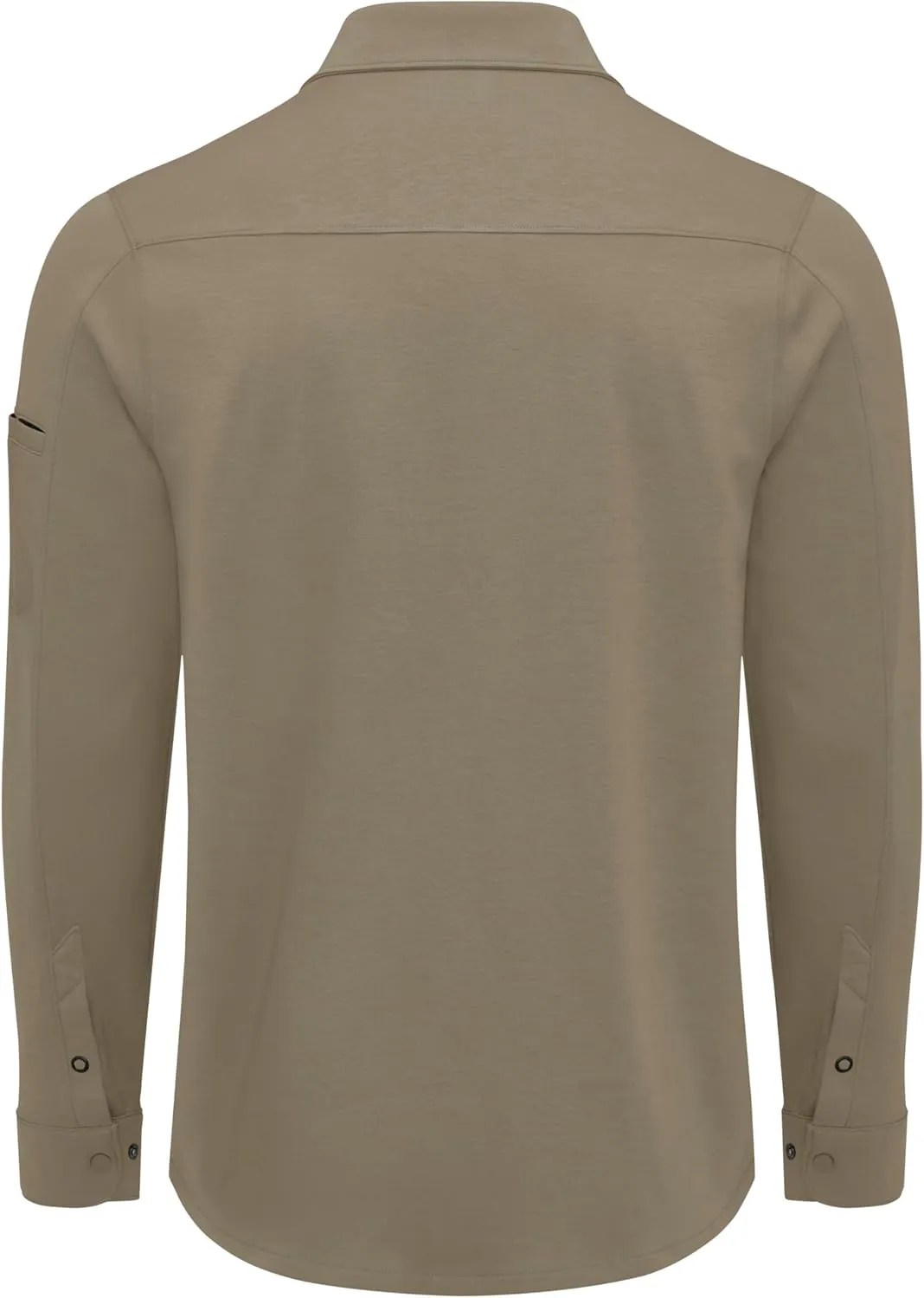 Red Kap Men's Snap Front Jersey Long Sleeve Work Shirt