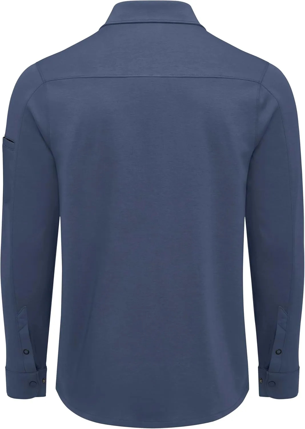 Red Kap Men's Snap Front Jersey Long Sleeve Work Shirt
