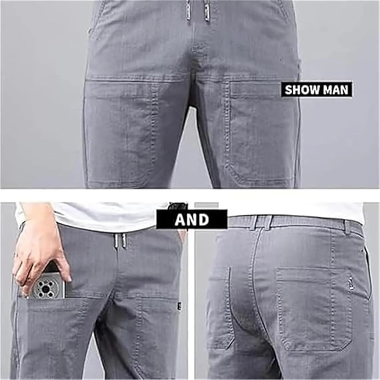 Reonproram Pants, Manzera Stretch Cargo Pants, Multipants - High Stretch Multi-Pocket Durable Cargo Pants