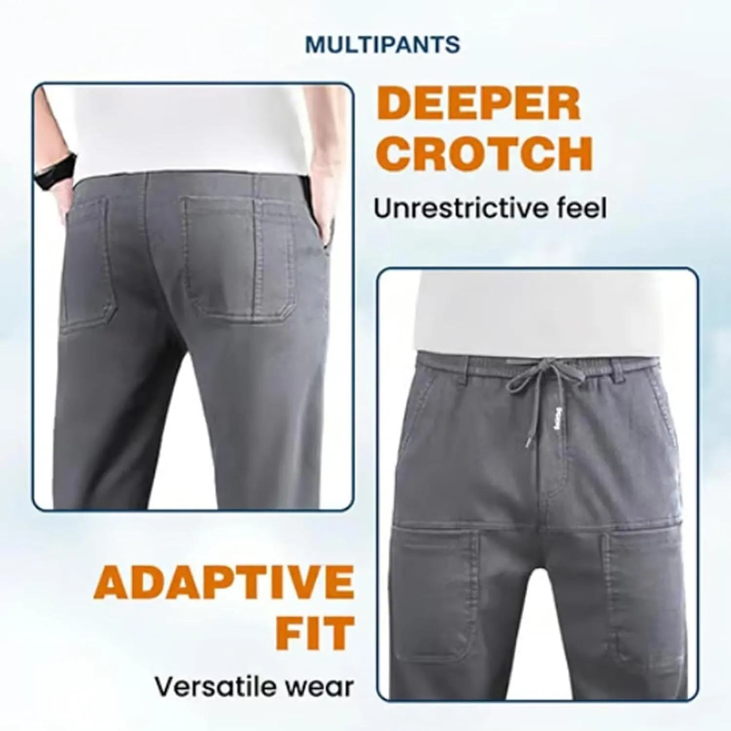 Reonproram Pants,Multipants - High Stretch Multi-Pocket Durable Cargo Pants,Mencomfy/Manzera Stretch Cargo Pants