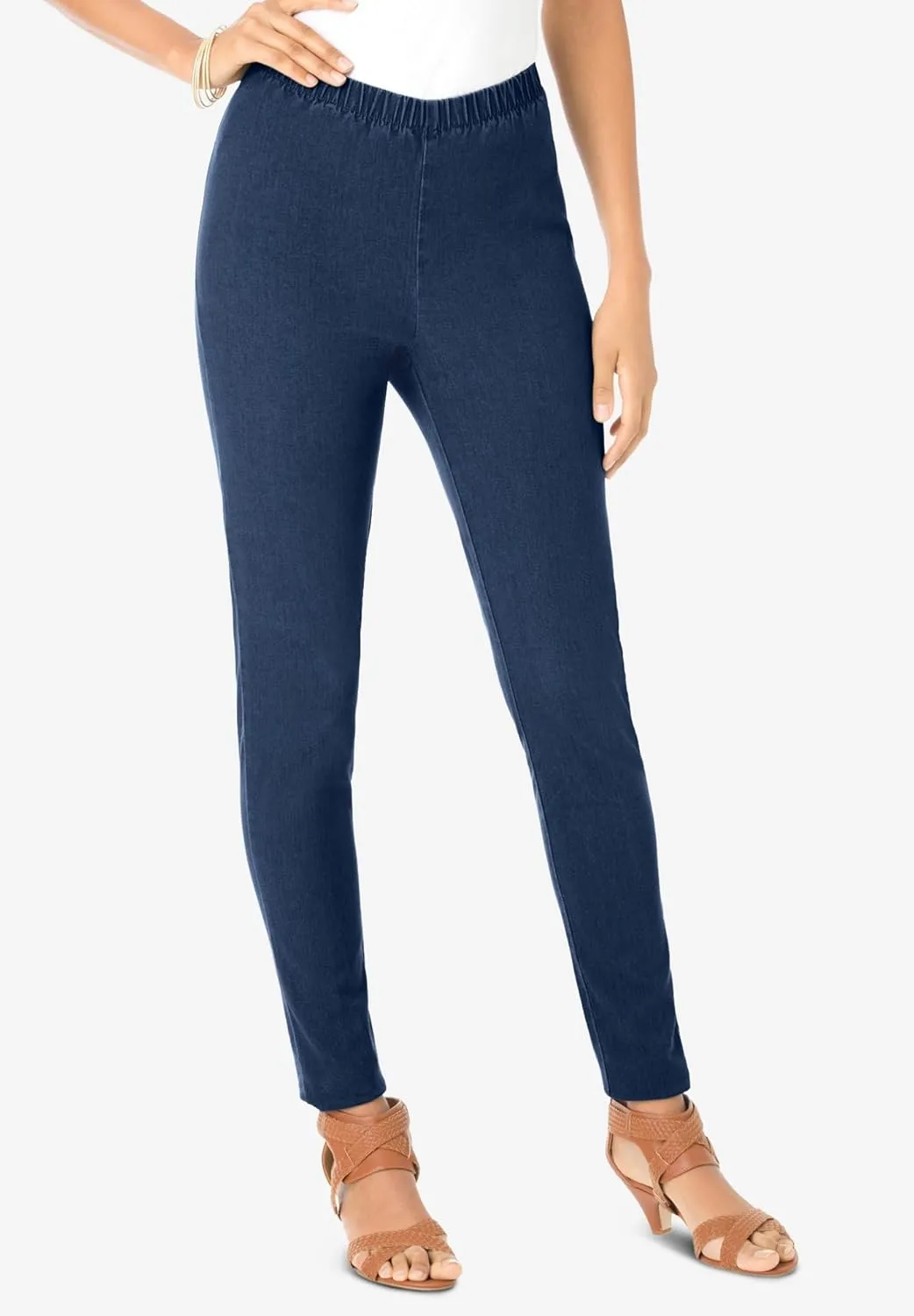 Roaman's Skinny-Leg Comfort Stretch Jean