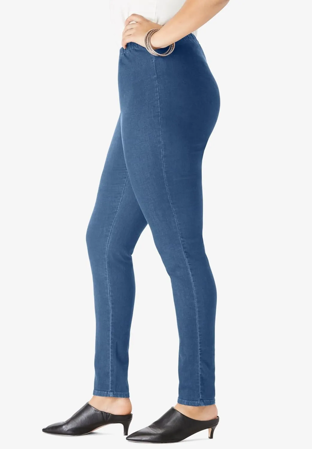 Roaman's Skinny-Leg Comfort Stretch Jean