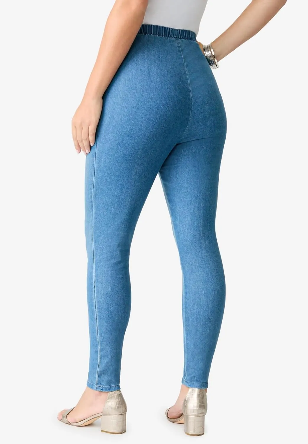Roaman's Skinny-Leg Comfort Stretch Jean