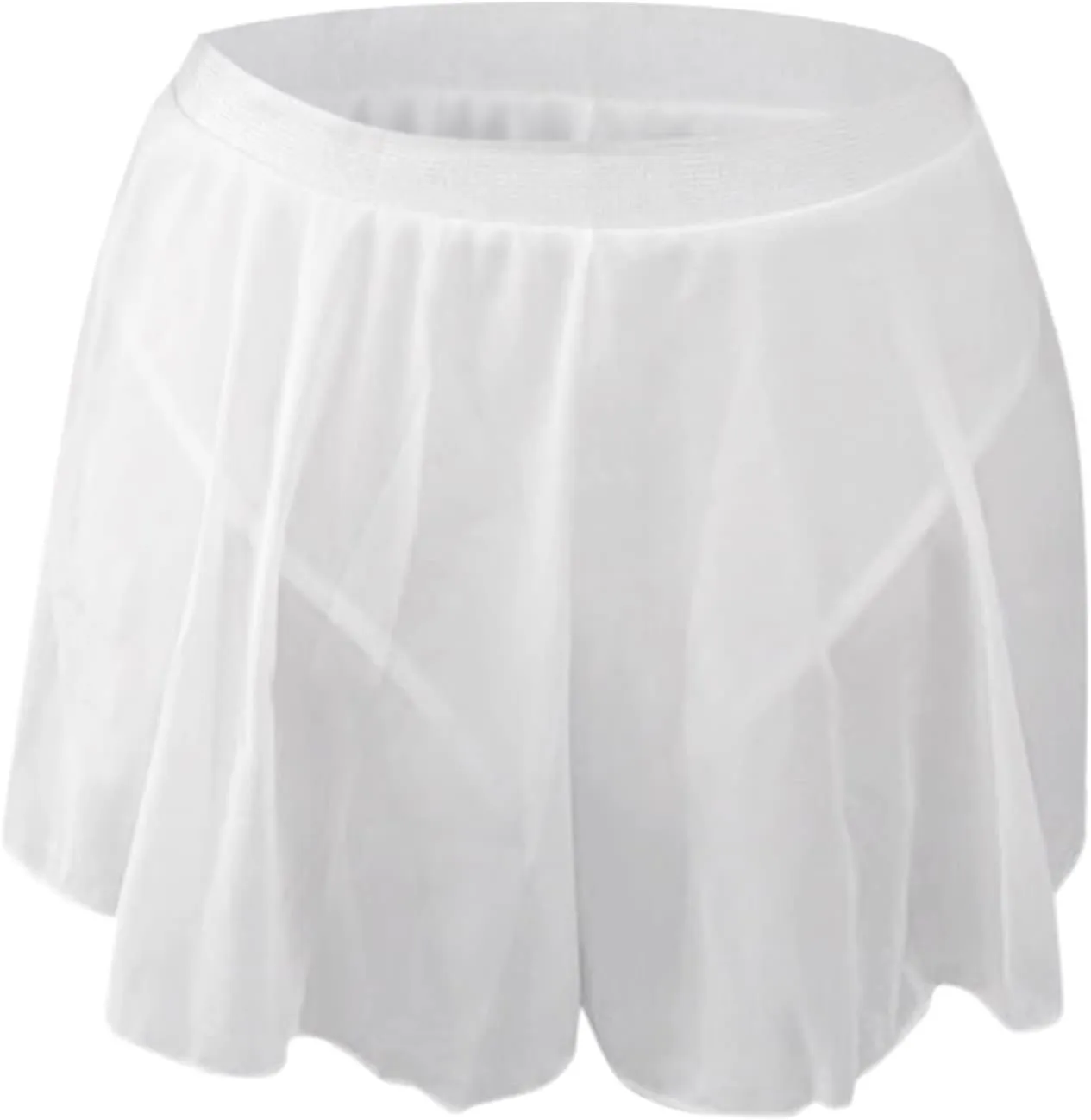 school girl outfit lingerie Pleated Mini Skirt Lingerie Plaid Skirts High Waist Mini Pleated Lace Skirt Naughty Skirt for Schoolgirl naughty lingerie White X-Large