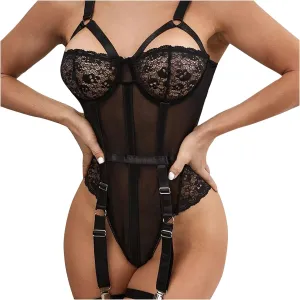 Sexy Lingerie for Women Belt Sexy Large Size Lace Half Cup Sexy Underwear