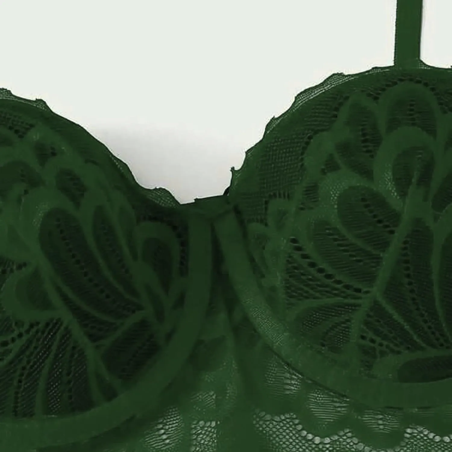 Sexy Lingerie for Women Lace Bra and Panty Set 2 Piece Lace Bralette Set Strappy Babydoll Bodysuit