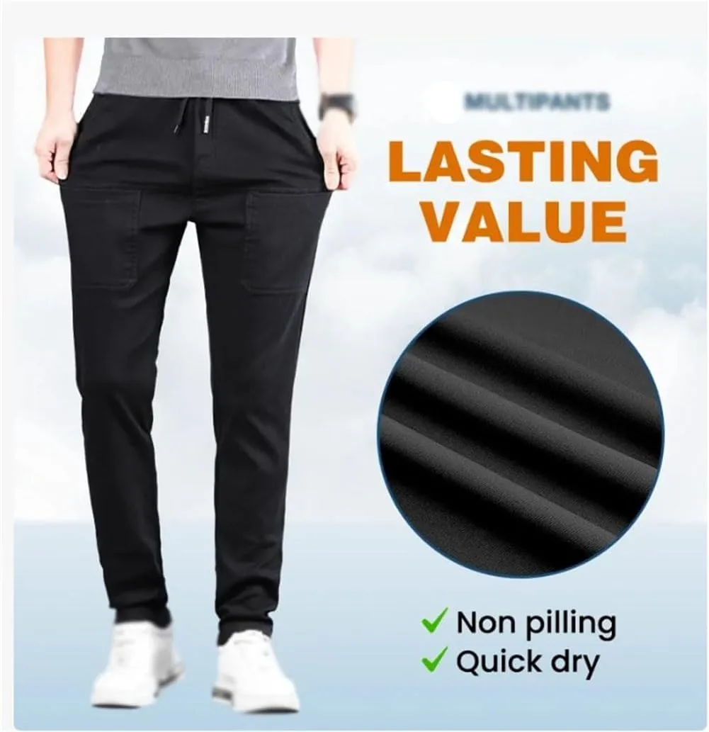 Sirmale Multipants - High Stretch Multi-Pocket Cargo Pants, Men's Casual Stretch Waist Multi-Pocket Cargo Pants