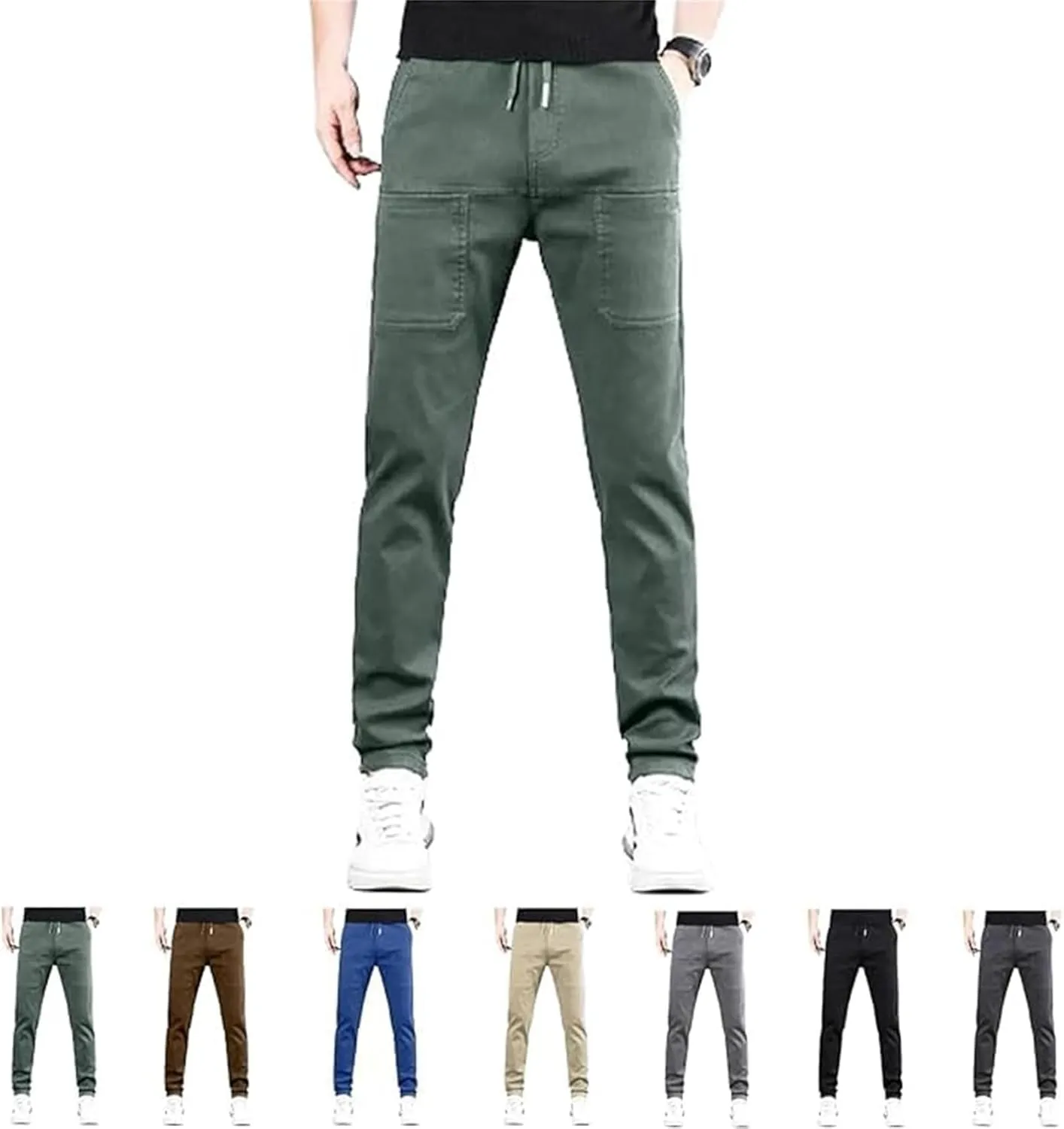 Sirmale Multipants - High Stretch Multi-Pocket Durable Cargo Pants, Stretch Hiking Pants, Lightweight Outdoor Workout Pant