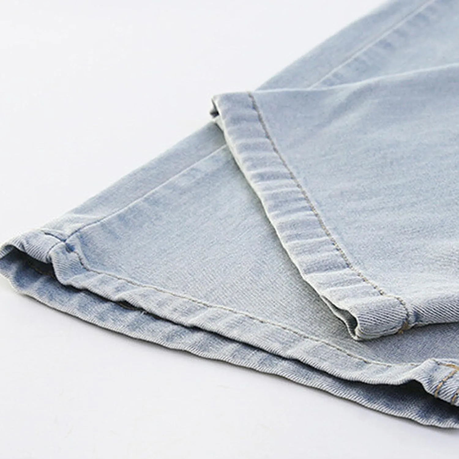 Spring Fashion Jeans for Girls Y2K Trendy Preppy Stretch High Waisted Denim Pants 2025 Casual Baggy Wide Leg Trousers