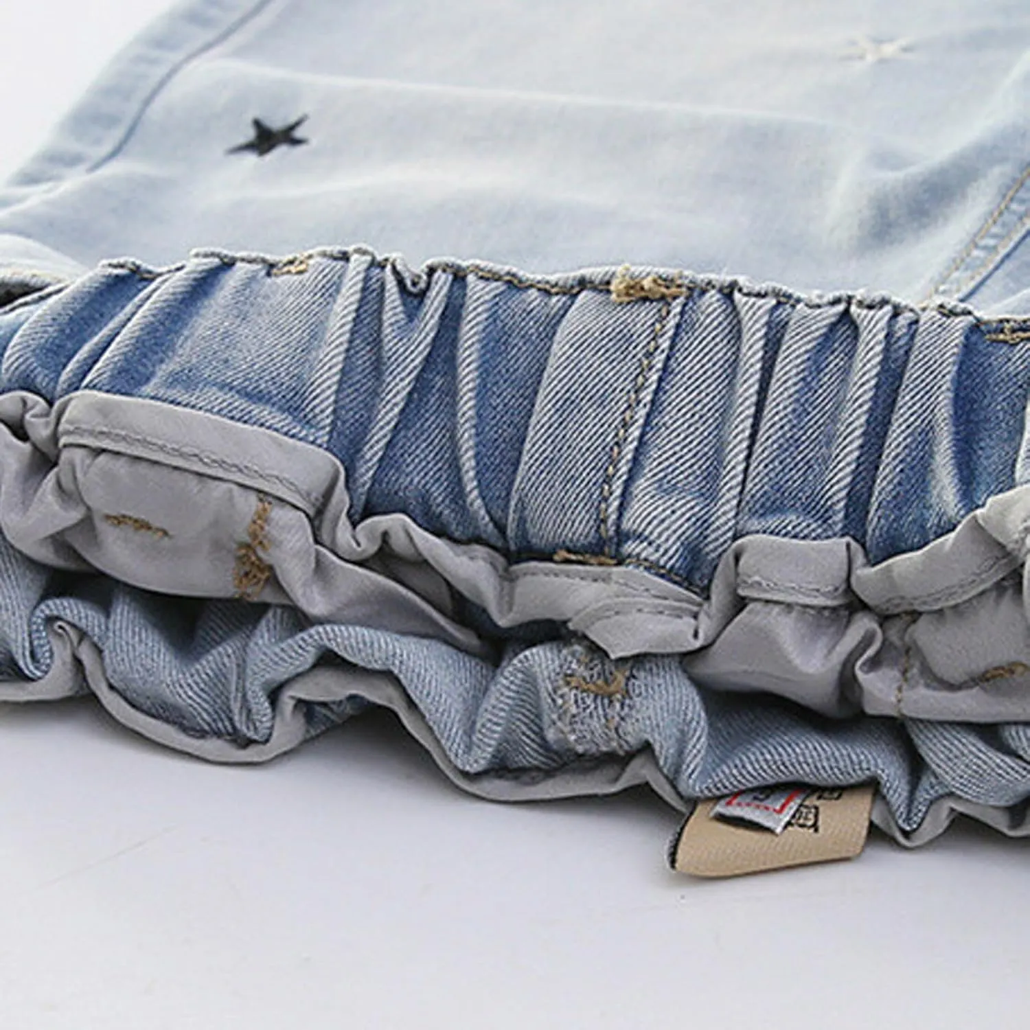 Spring Fashion Jeans for Girls Y2K Trendy Preppy Stretch High Waisted Denim Pants 2025 Casual Baggy Wide Leg Trousers