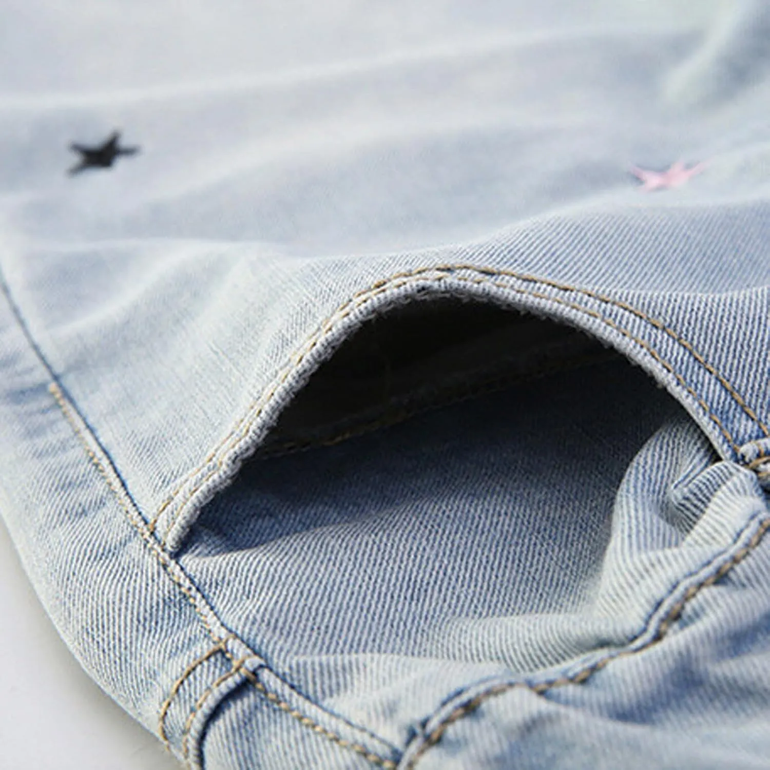 Spring Fashion Jeans for Girls Y2K Trendy Preppy Stretch High Waisted Denim Pants 2025 Casual Baggy Wide Leg Trousers