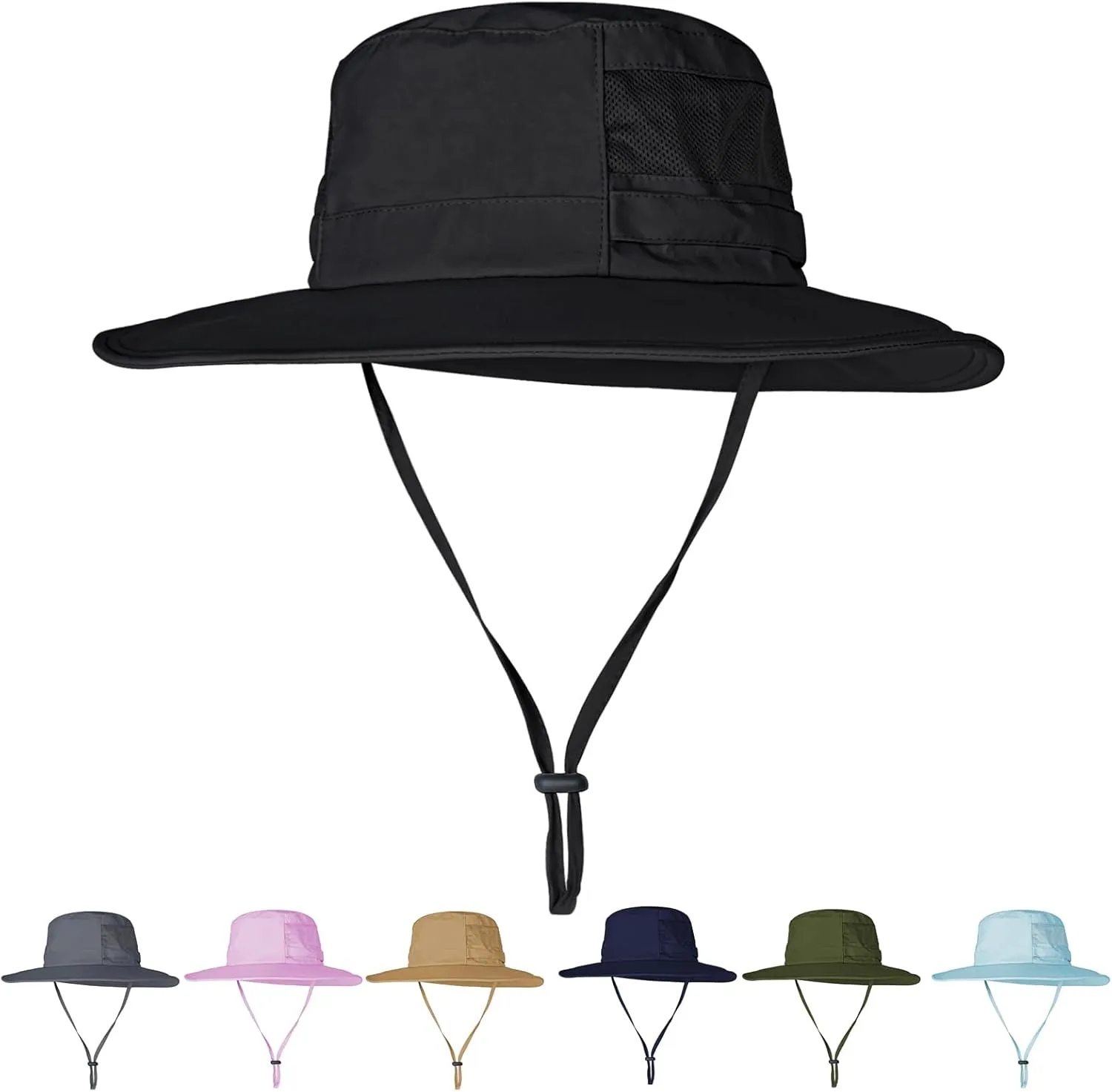Sun Hat for Men/Women, UPF 50  Fishing Hat,Waterproof Wide Brim Bucket Hat Foldable Boonie Hat for Hiking Garden Safari Beach