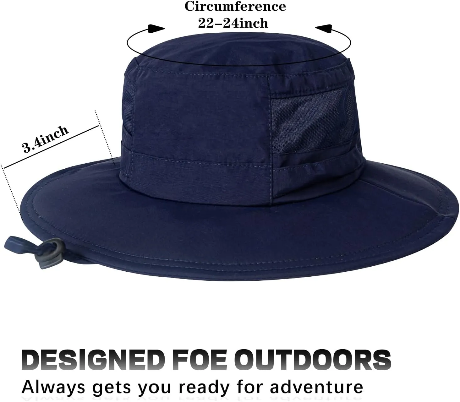 Sun Hat for Men/Women, UPF 50  Fishing Hat,Waterproof Wide Brim Bucket Hat Foldable Boonie Hat for Hiking Garden Safari Beach