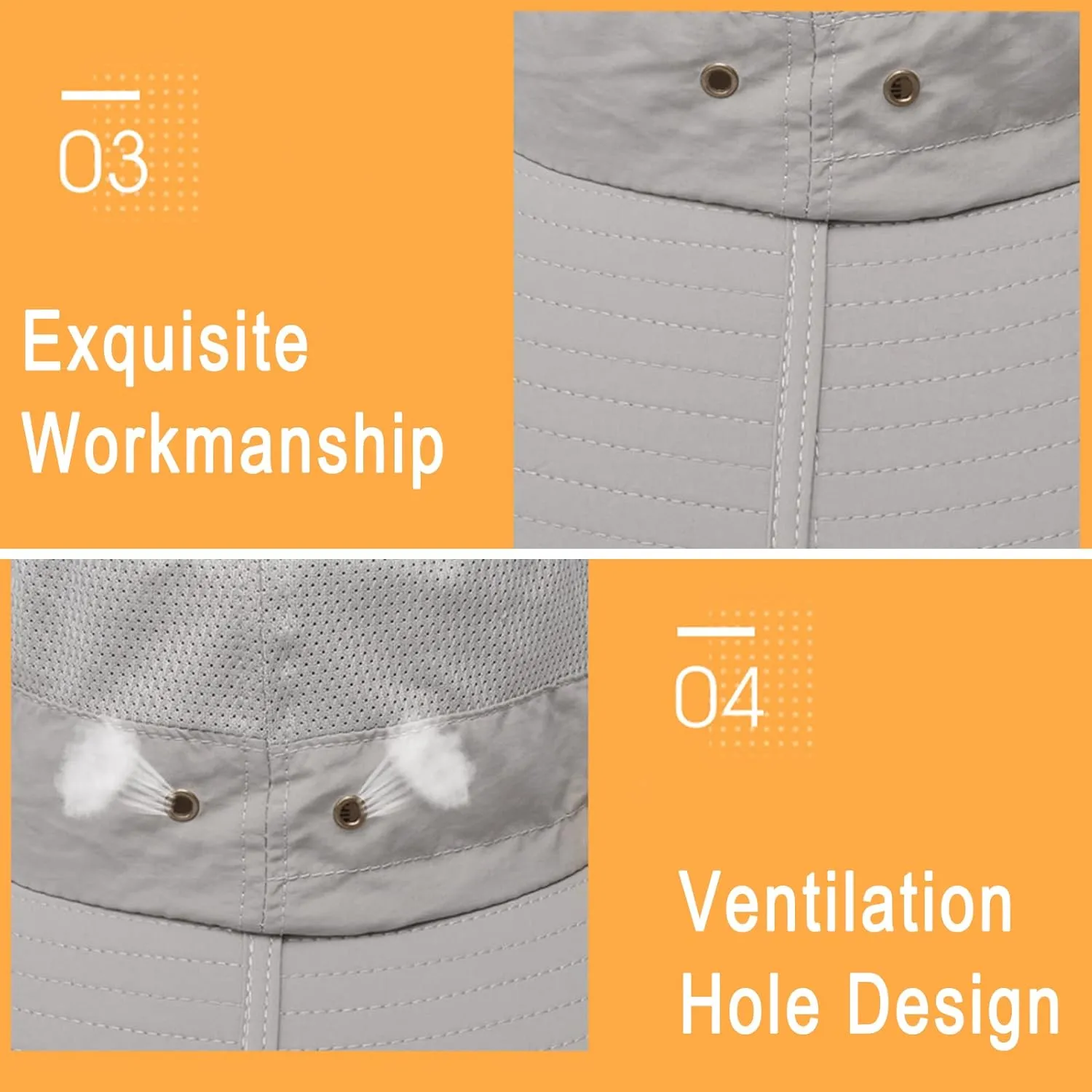 Super Wide Brim Sun Hat UPF 50  UV Protection Waterproof Outdoor Gardening Fishing Hiking Hat for Men Women
