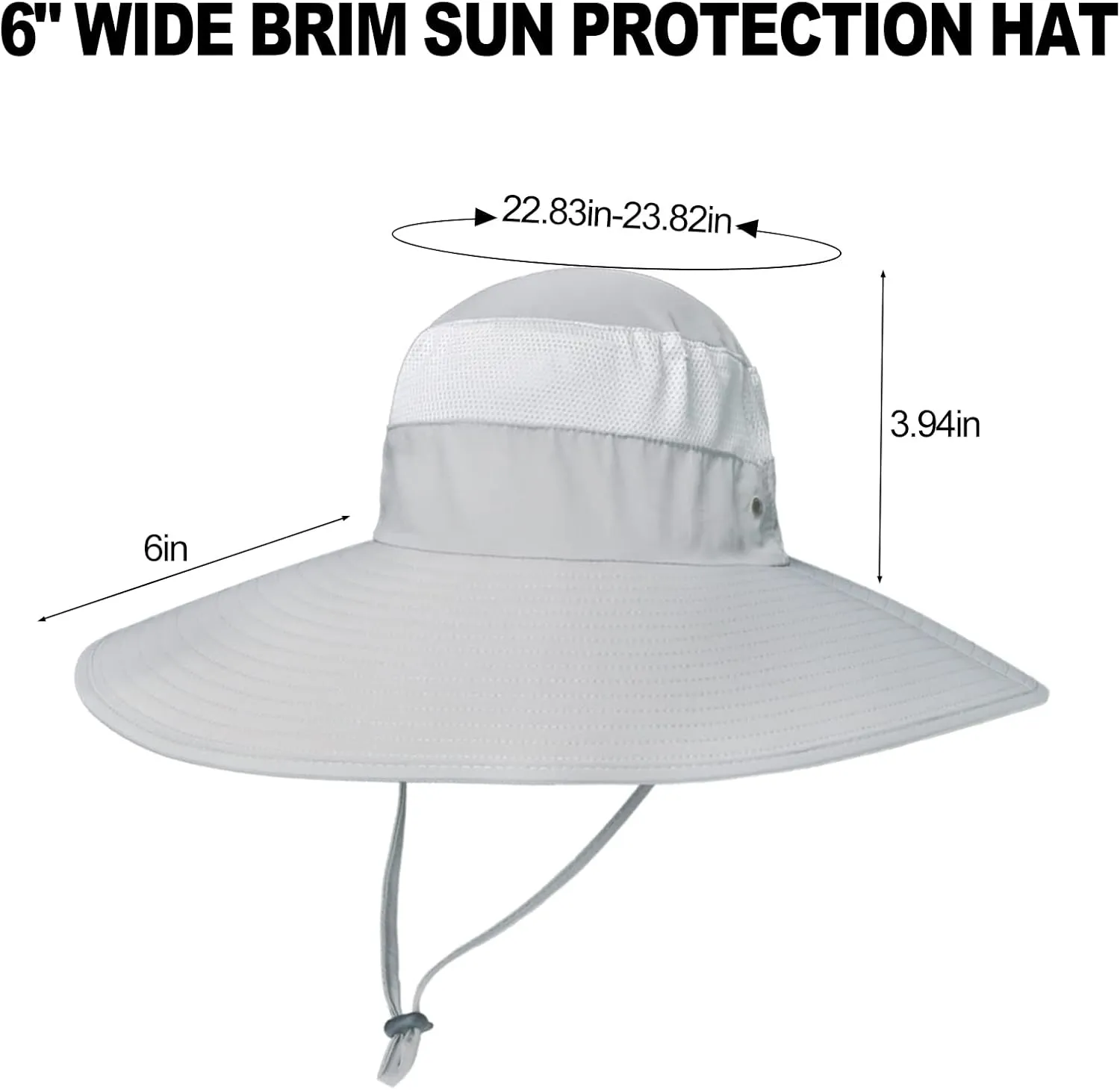 Super Wide Brim Sun Hat UPF 50  UV Protection Waterproof Outdoor Gardening Fishing Hiking Hat for Men Women