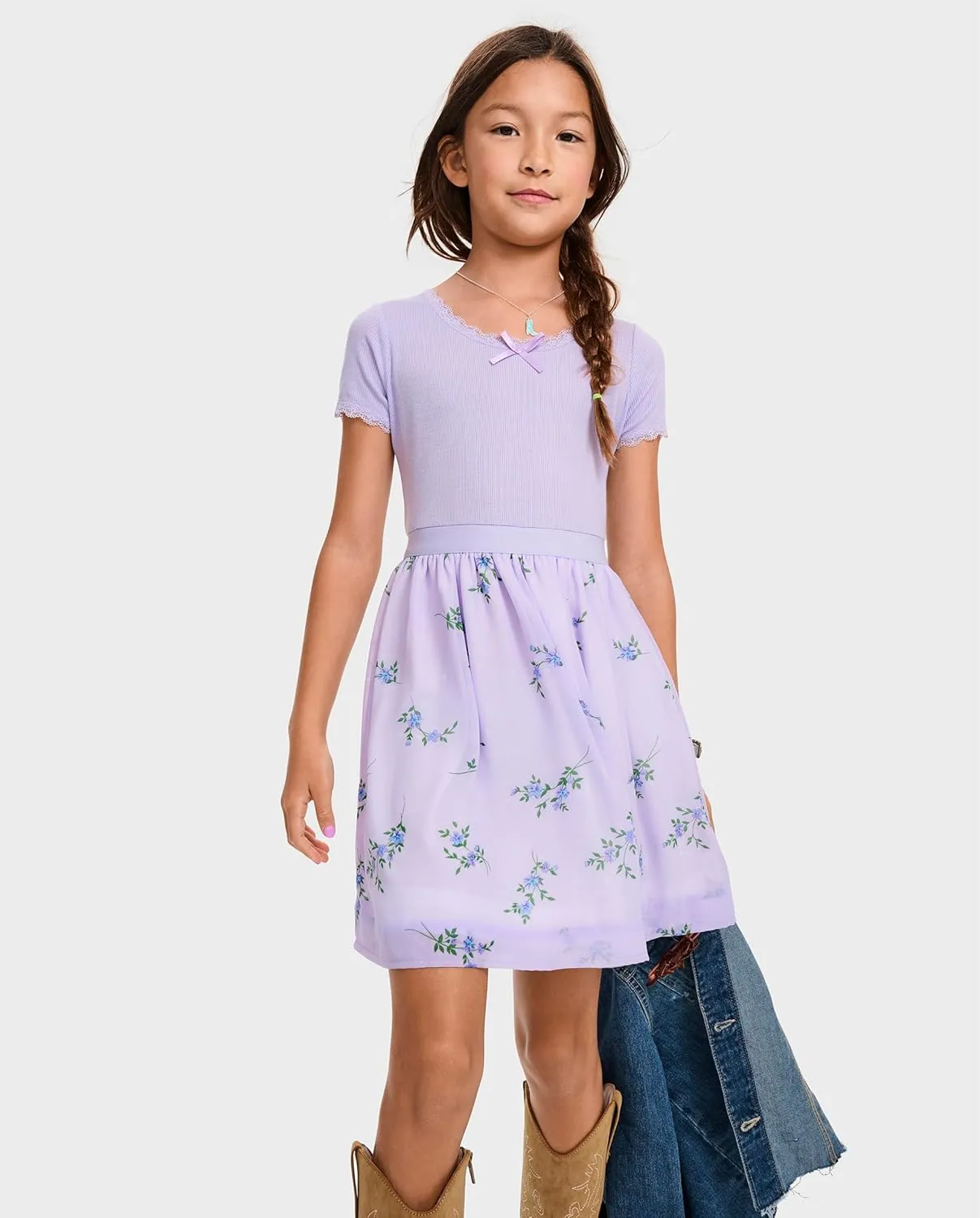 The Children's Place Girls' Short Sleeve Dressy Dress