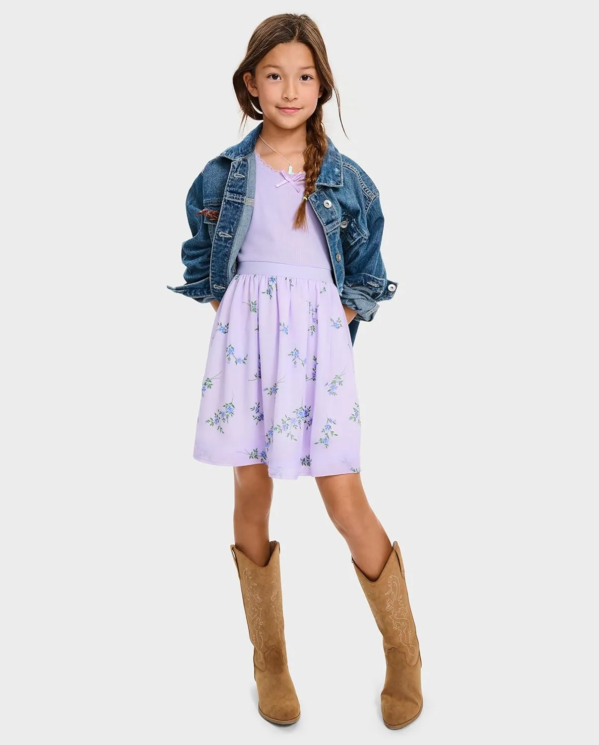 The Children's Place Girls' Short Sleeve Dressy Dress