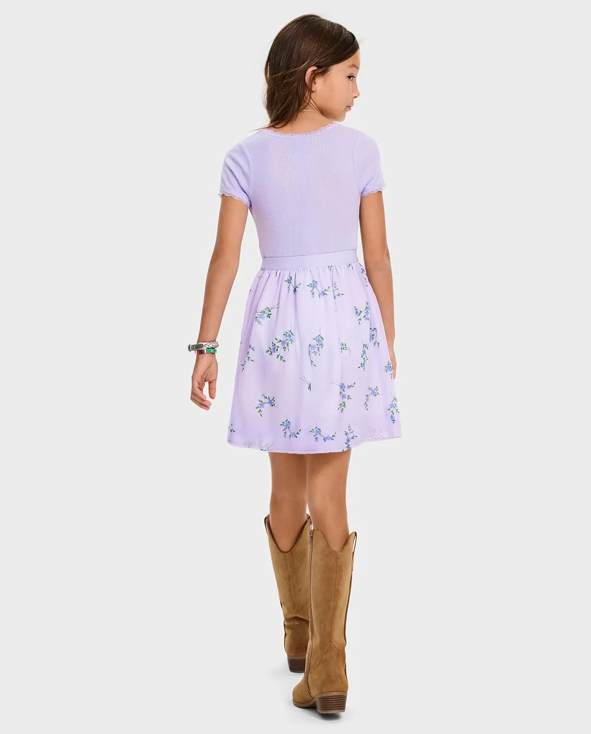 The Children's Place Girls' Short Sleeve Dressy Dress
