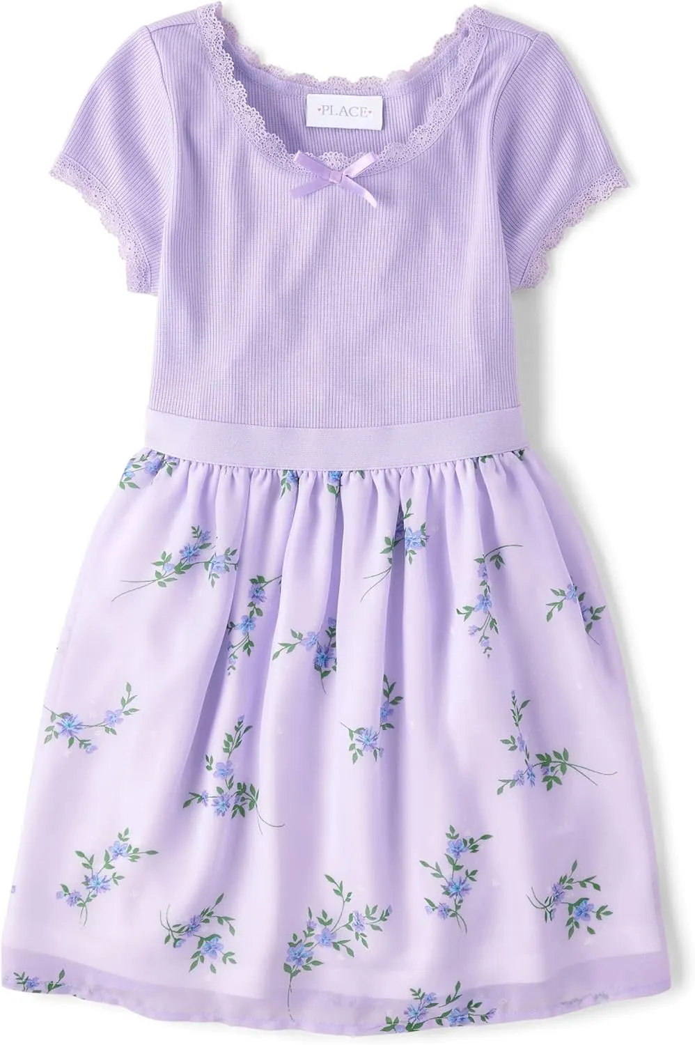The Children's Place Girls' Short Sleeve Dressy Dress