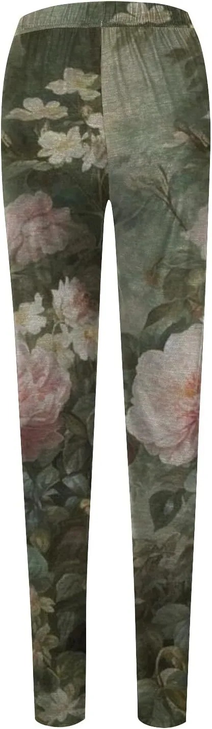 Thick Compression Leggings for Women Cargo Pants Women Butt Lift Printed Cropped Leggings