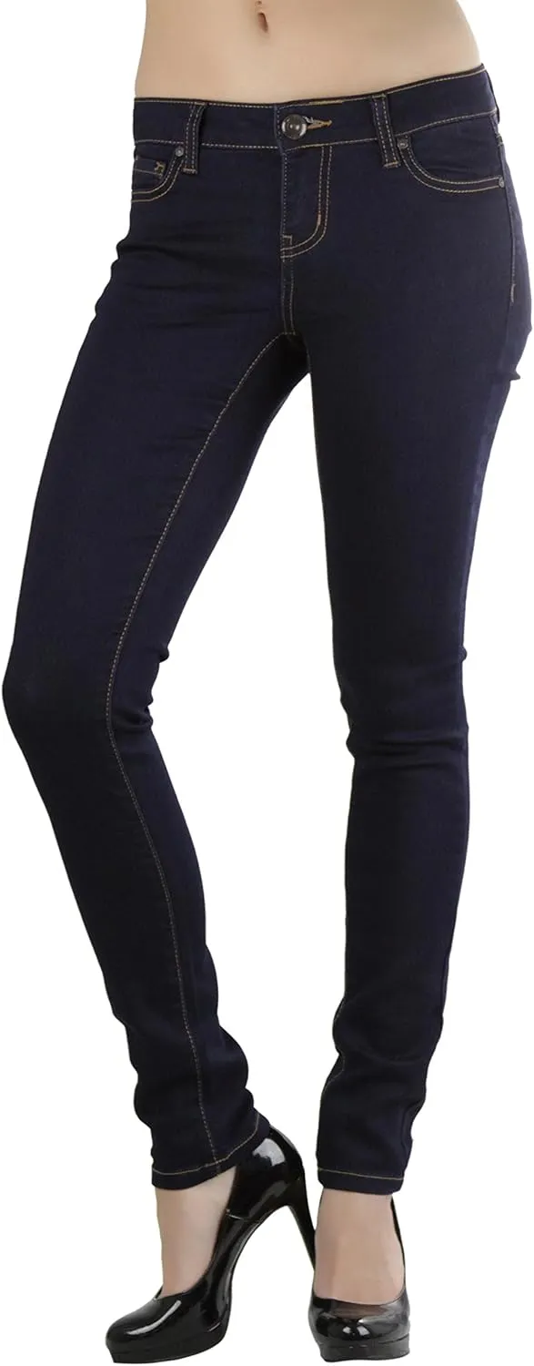 ToBeInStyle Womens Basic Timeless Classic Everyday Denim Skinny Jeans