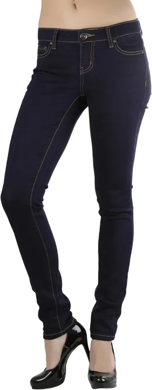 ToBeInStyle Womens Basic Timeless Classic Everyday Denim Skinny Jeans