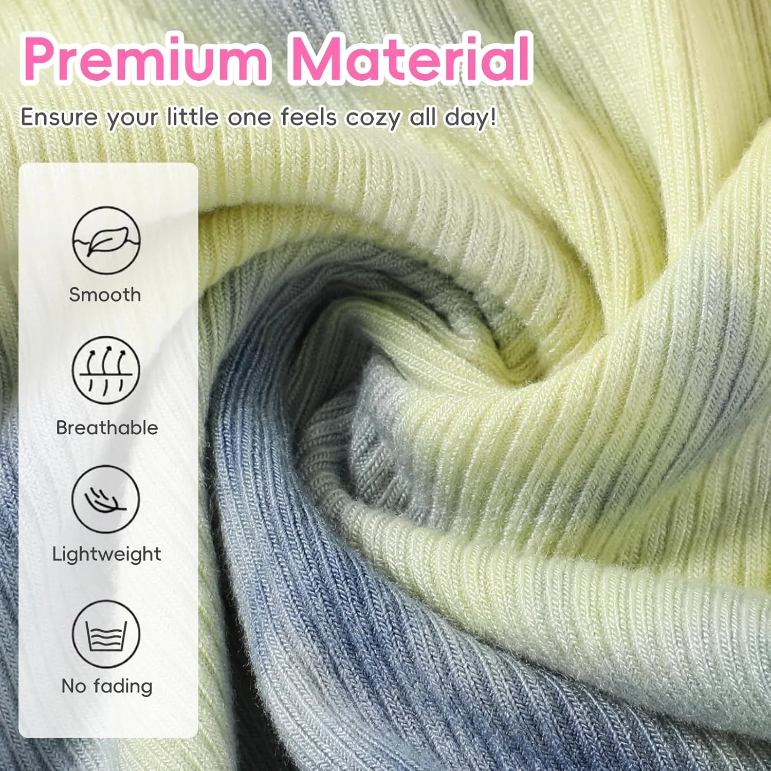 Toddler Baby Girl Shorts 3 Pack Tie Dye Ribbed Newborn Girls Shorts Summer Casual Ruffle Cotton Elastic Baby Bloomers