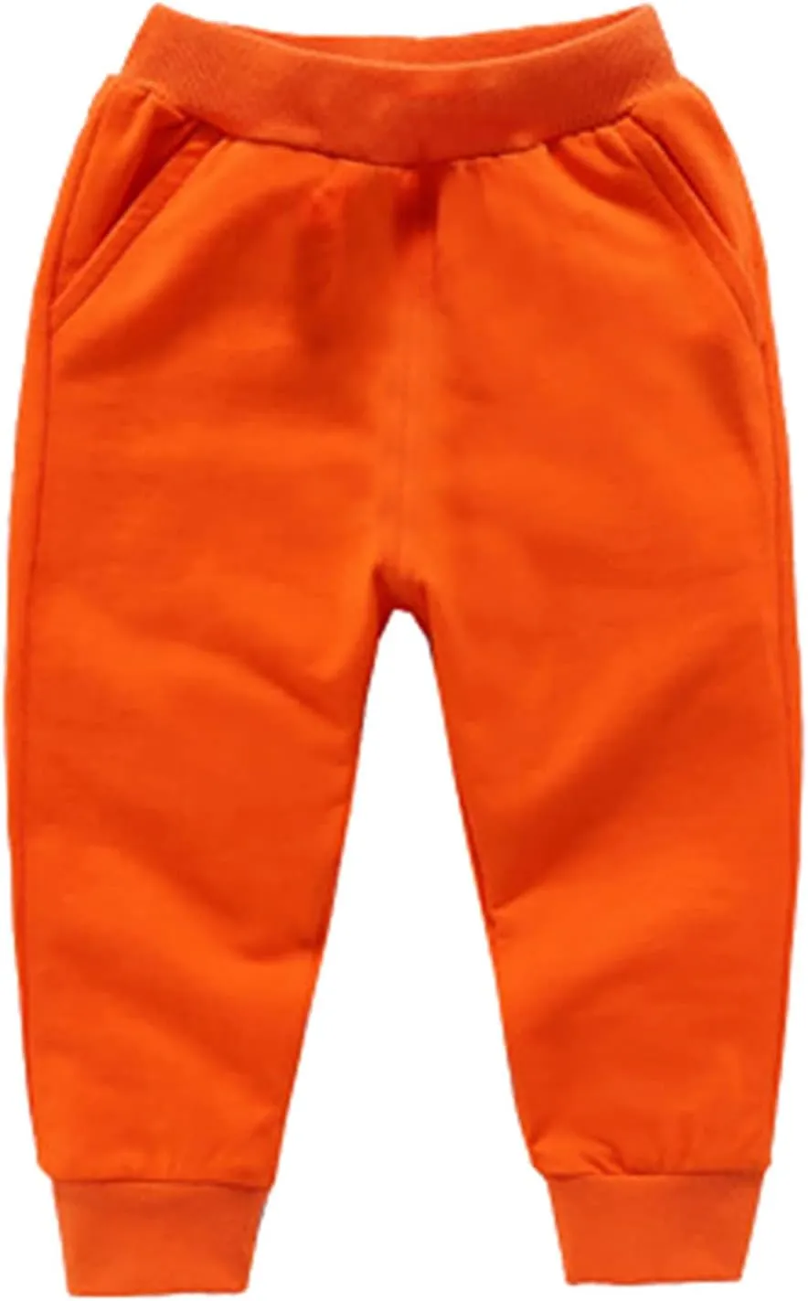 Toddler Boys Girls Sweatpants Baby Active Joggers High Elastic Waist Solid Pull On Trousers Sport Pants for Kids