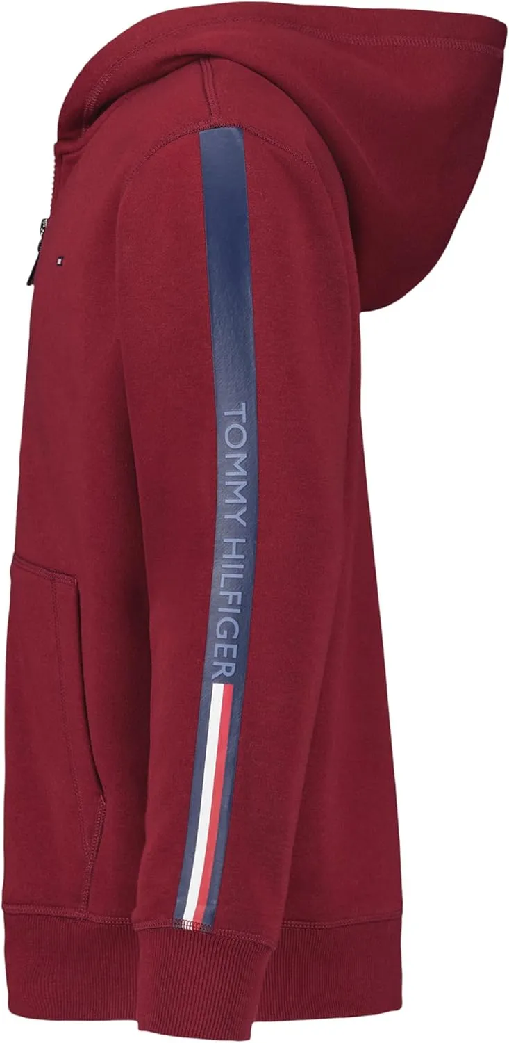 Tommy Hilfiger Boys' Long Sleeve Fleece Full Zip Hoodie