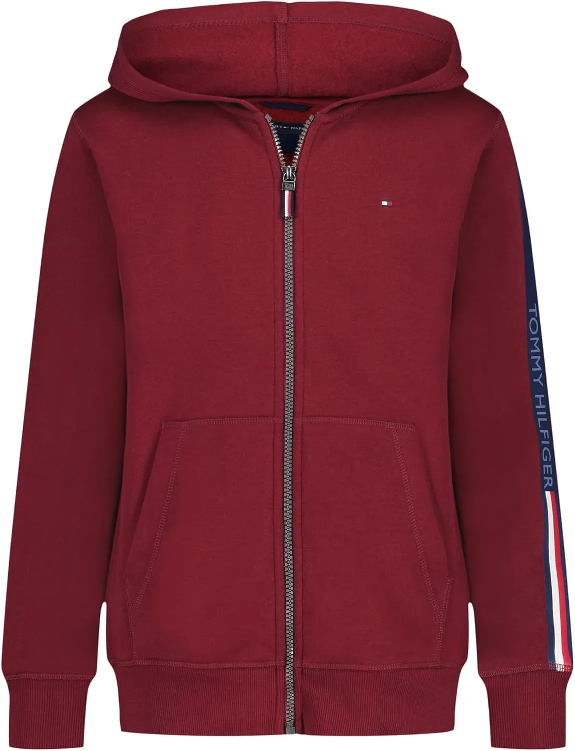 Tommy Hilfiger Boys' Long Sleeve Fleece Full Zip Hoodie