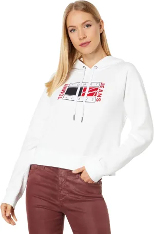Tommy Hilfiger Women's Everyday Fleece Graphic Hoodie Sweatshirt