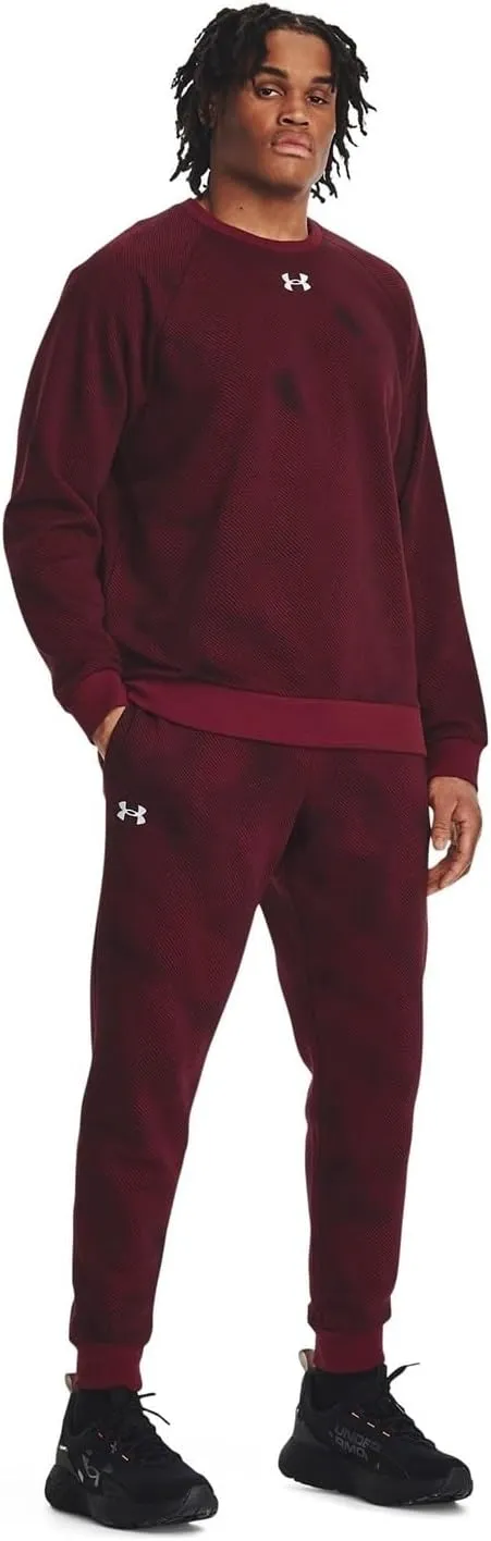 Under Armour Men's Rival Fleece Printed Crew