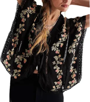 Women Lace Sheer Tank Tops Cropped Tie Strap Button Up Lace Trim Patchwork Cami Vest Cute Y2K Summer Trendy Going Out Top
