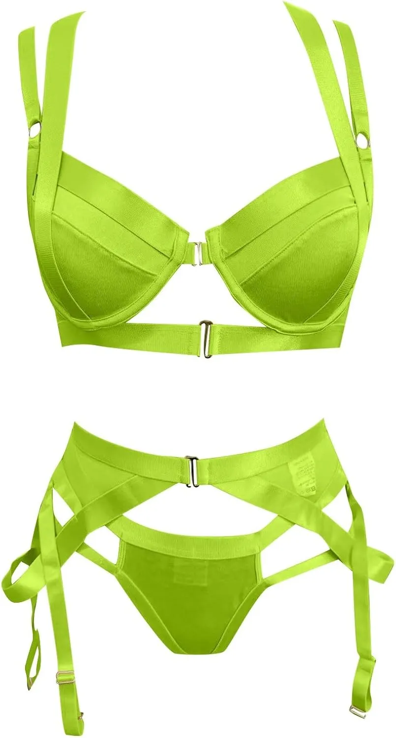 Women Lingerie Lace Lace Bralette And Panty Set StrappyLace Lingerie SexyLingerie for WomenLace