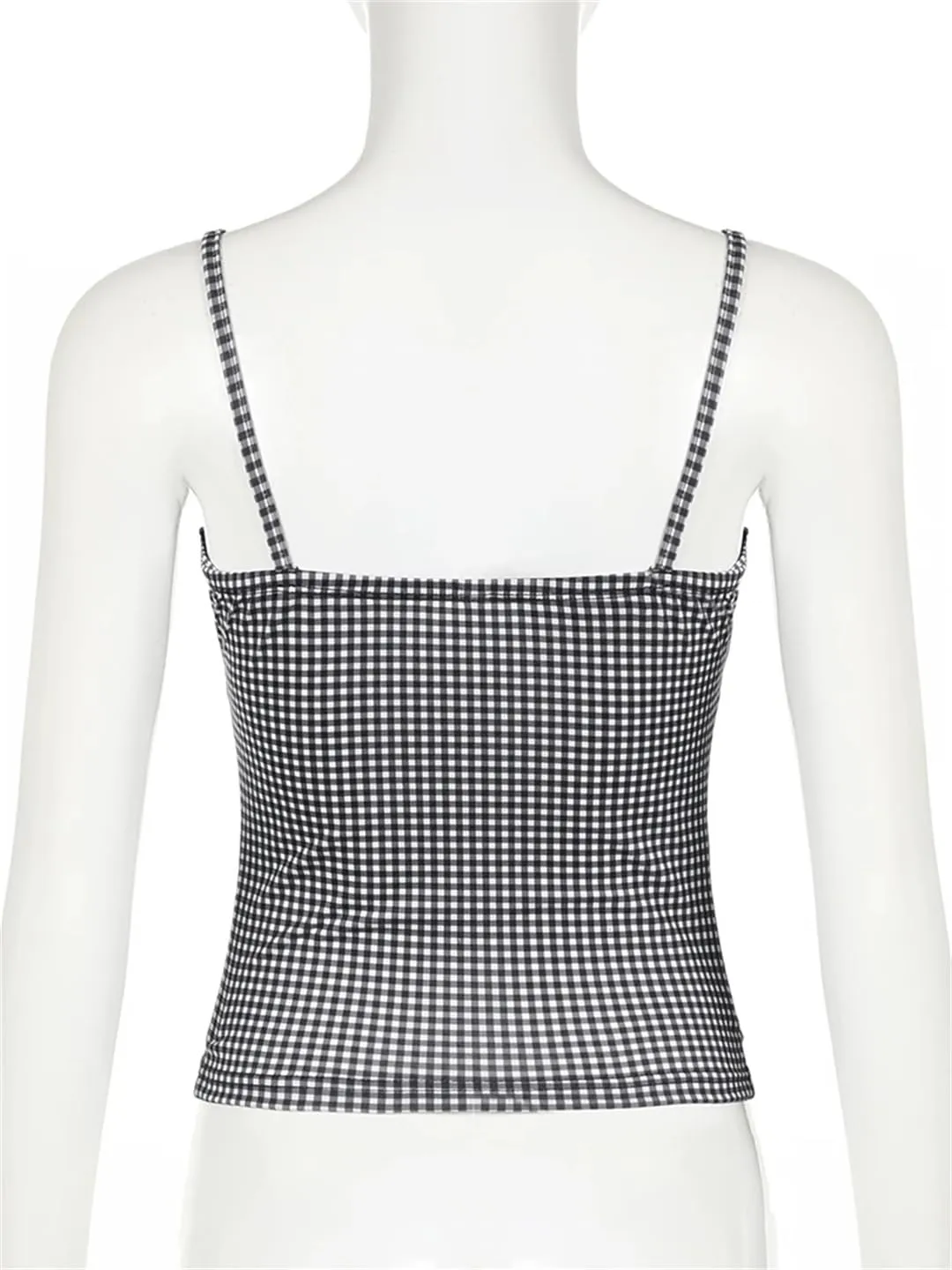 Women Patchwork Lace Trim Camis Top Sexy Slim Slash Neck Sleeveless Tank Tops