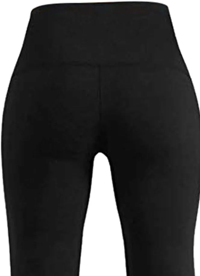 Women's Flare Yoga Pants 2024 Tummy Waisted Yoga Pants Control Pants Workout Leggings for Women Fleece Lined
