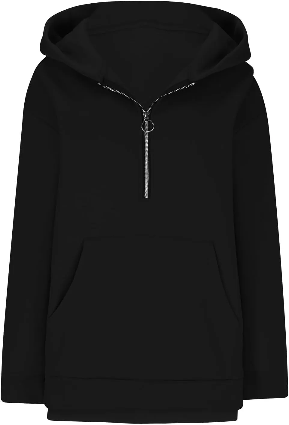 Womens Half Zip Sweatshirts Cropped Hoodies Fleece JacketsQuarter Zip Up Pullover 2024 Winter Fall Outfits Clothes