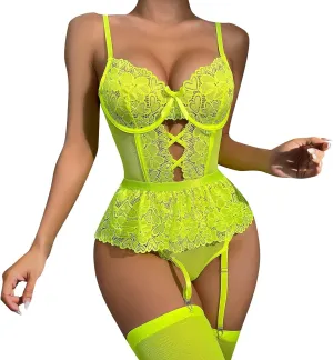Womens Lingerie Set Lace Bralette And Panty Set Strappy Lace Lingerie Sexy Lingerie For Women Lingerie for Women