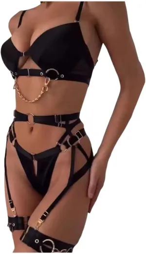 Women's Lingerie Set Lace Bralette And Panty Set Strappy Lace Lingerie Sexy Lingerie Lingerie for Women