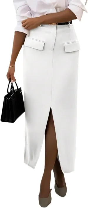 Women's Maxi Skirt Summer Midi Casual Everyday Skirt