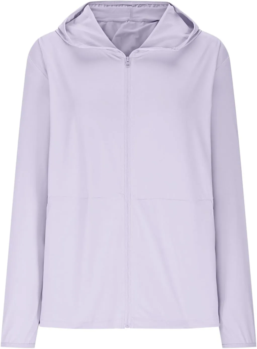 Women's UPF 50  Sun Protection Shirts SPF Lightweight Jacket UV Cooling Hoodie Long Sleeve Full Zip Shirt for Outdoor