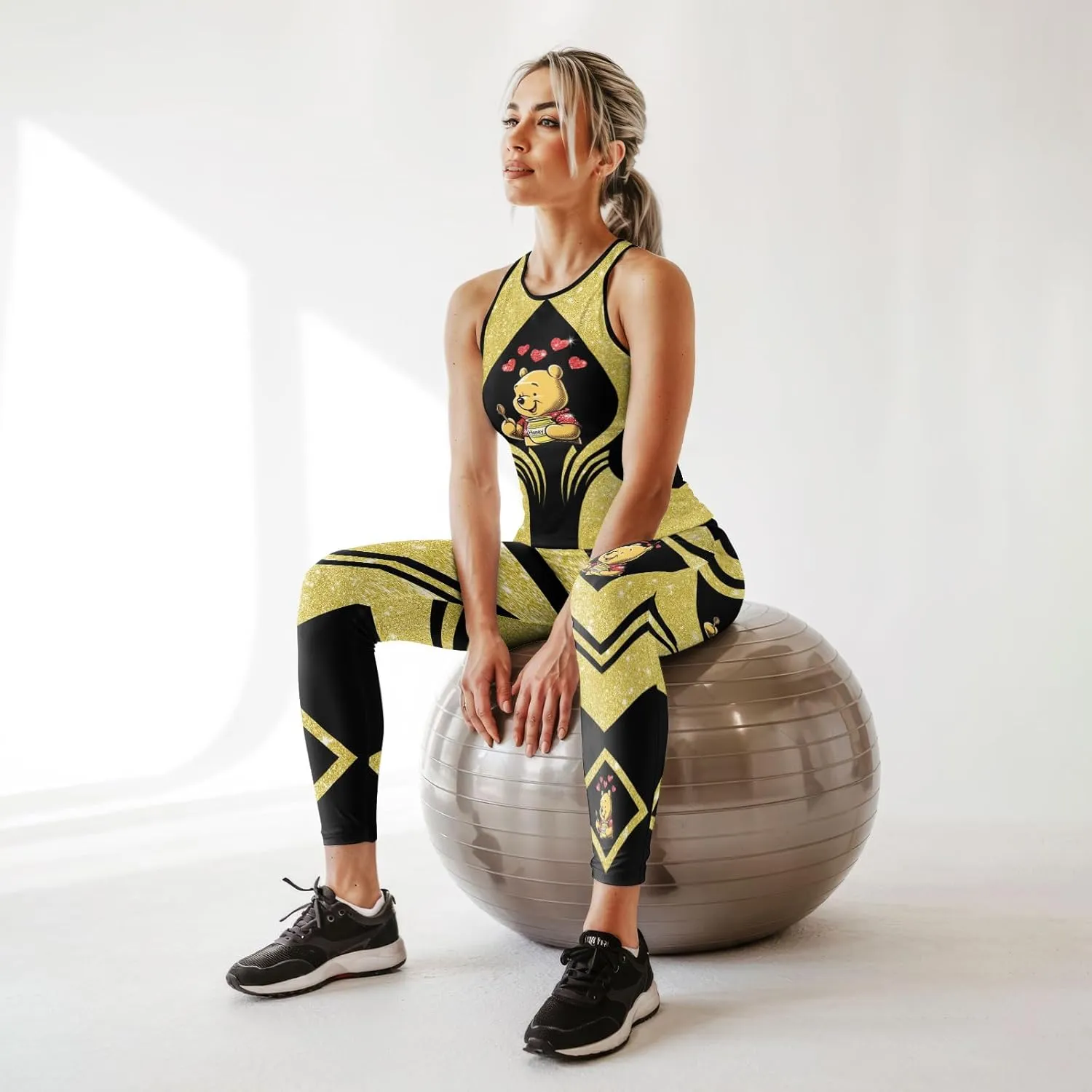 Workout Sets 2 Piece, Women High Waist Leggings Tank Top, Activewear Set For Women, Sport Outfit, Mother's Day Gifts