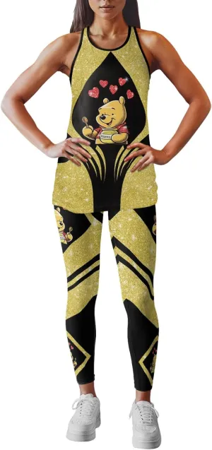 Workout Sets 2 Piece, Women High Waist Leggings Tank Top, Activewear Set For Women, Sport Outfit, Mother's Day Gifts